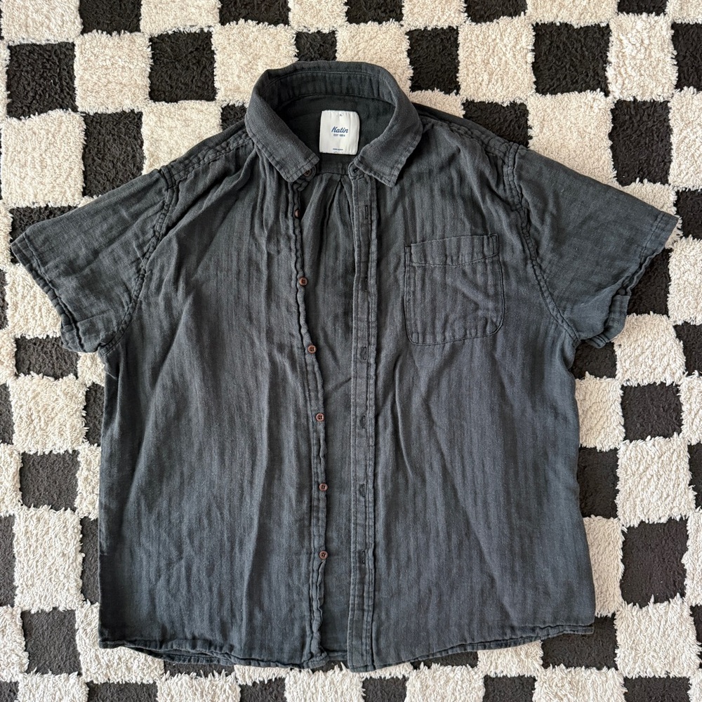Katin Charcoal Casual Button Down Shirt